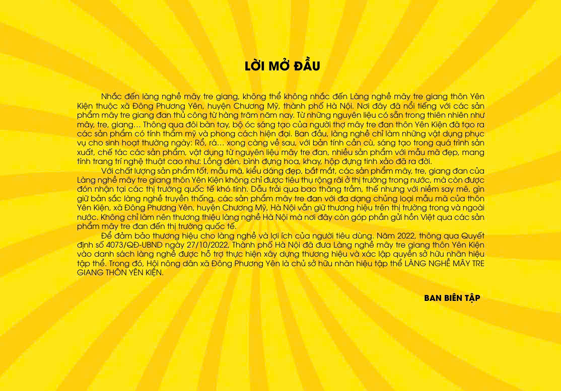 Banner làng nghề Yên Kiện